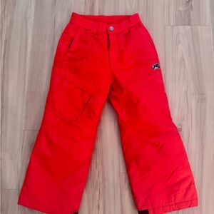 Kids Ski Pants - Red